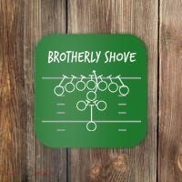 Eagles Nick Sirianni Brotherly Shove Coaster thumb 0