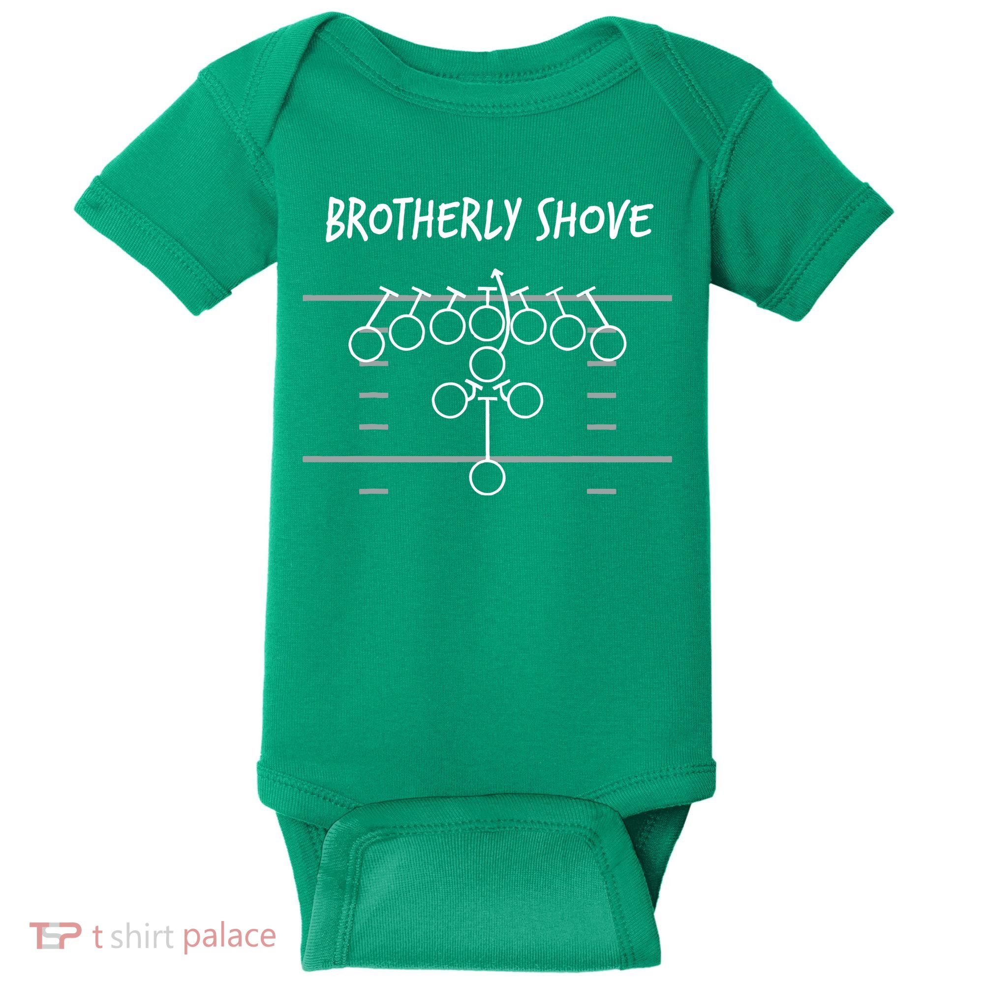 Eagles Nick Sirianni Brotherly Shove Baby Bodysuit