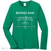 Eagles Nick Sirianni Brotherly Shove Women's Long Sleeve Shirt thumb 0
