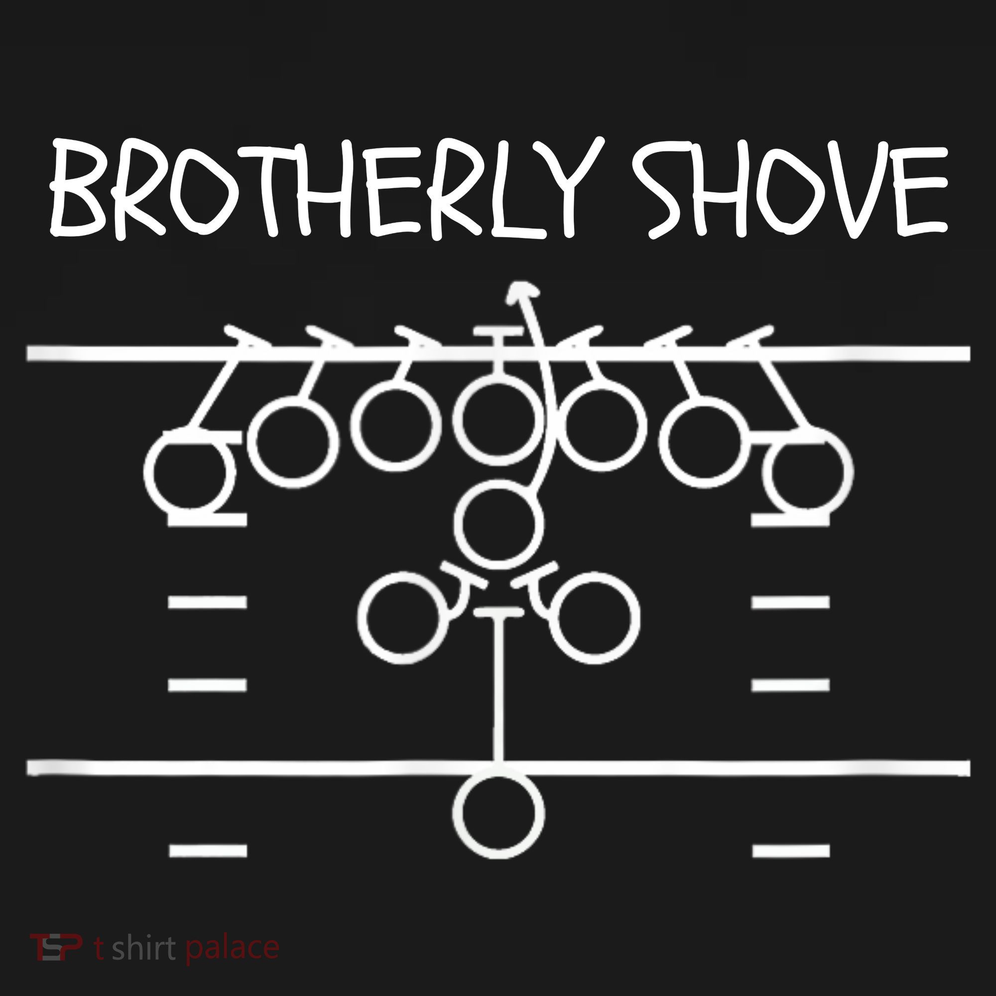 Eagles Nick Sirianni Brotherly Shove T-Shirt