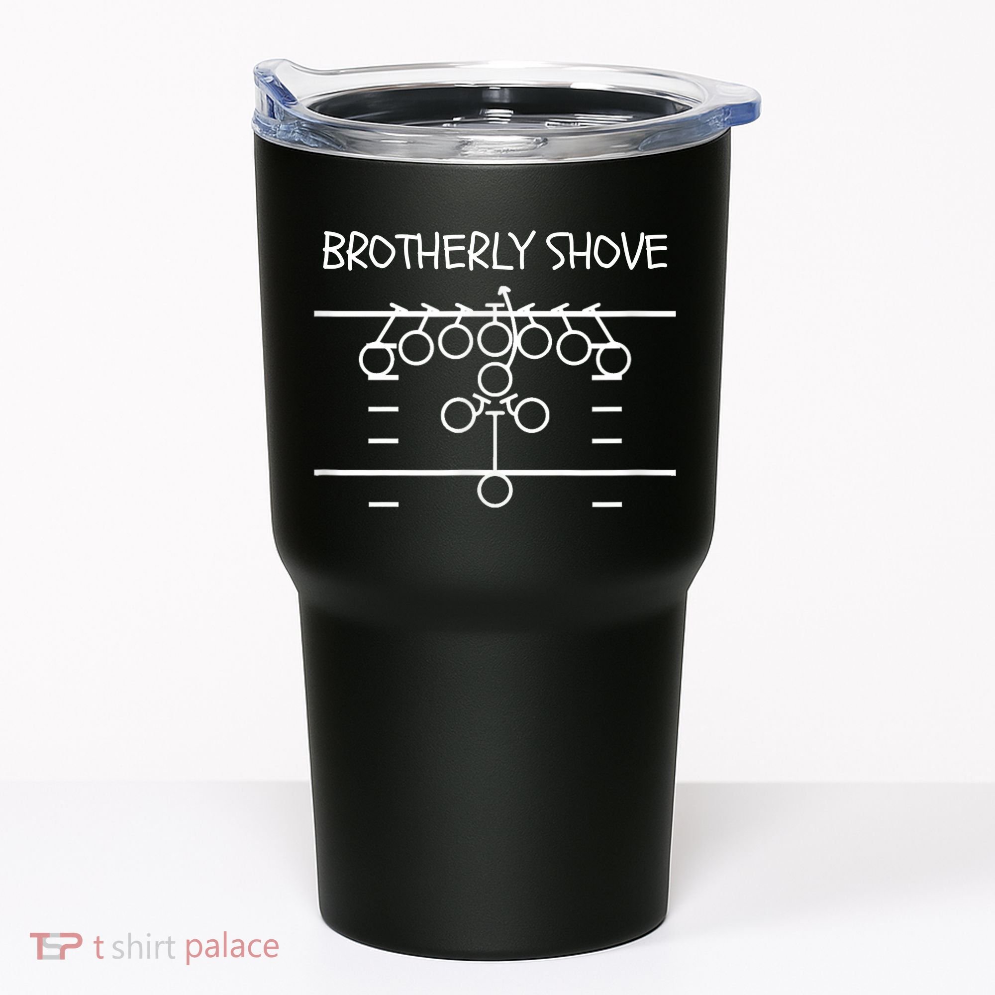 Eagles Nick Sirianni Brotherly Shove Tumbler