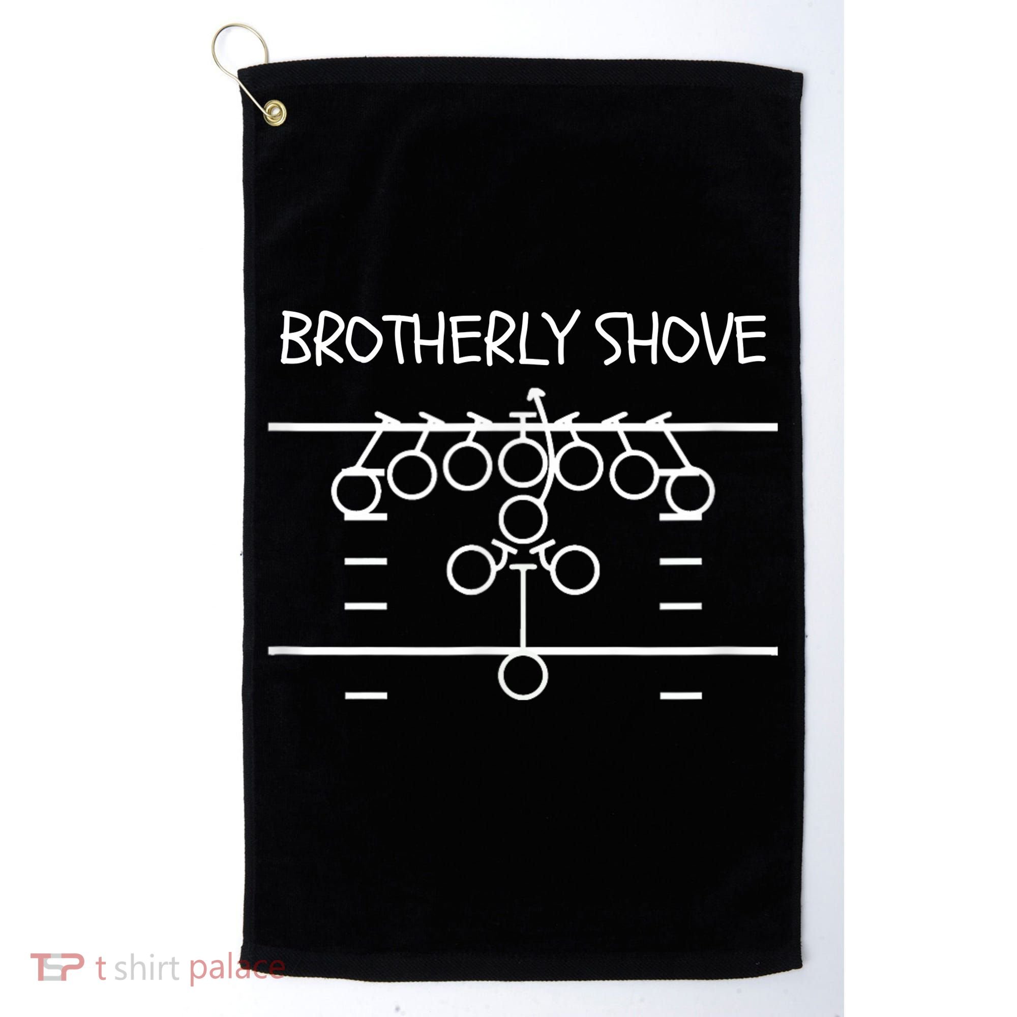 Eagles Nick Sirianni Brotherly Shove Golf Towel