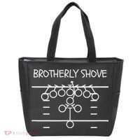 Eagles Nick Sirianni Brotherly Shove Tote Bag thumb 0