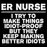 Er Nurse Try To Make Things Idiotgiftproof Coworker Funny Gift Women's Hoodie thumb 2