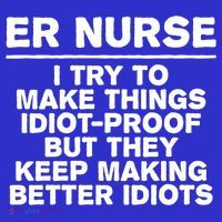 Er Nurse Try To Make Things Idiotgiftproof Coworker Funny Gift Kids Sweatshirt thumb 2