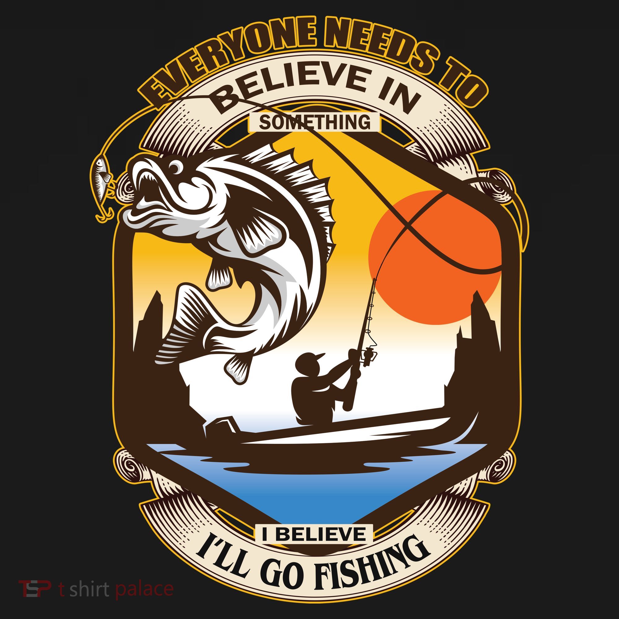 Everyone Needs To Believe In Something I Believe I'll Go Fishing Women's Hoodie
