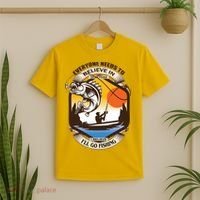 Everyone Needs To Believe In Something I Believe I'll Go Fishing T-Shirt thumb 2