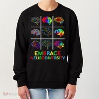 Embrace Neurodiversity Video Game Autism Awareness ASD Women's Sweatshirt thumb 0