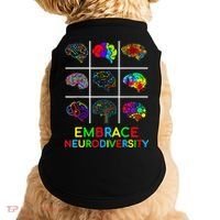 Embrace Neurodiversity Video Game Autism Awareness ASD Doggie Tank thumb 0