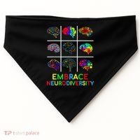 Embrace Neurodiversity Video Game Autism Awareness ASD USA-Made Doggie Bandana thumb 0