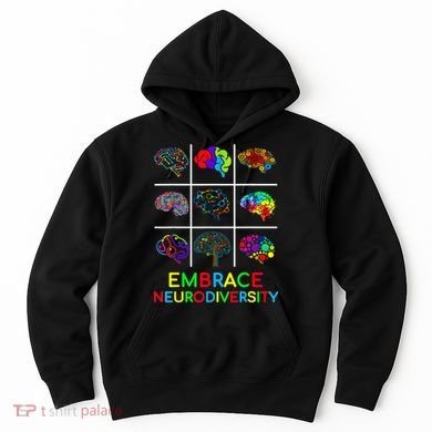 Embrace Neurodiversity Video Game Autism Awareness ASD Hoodie