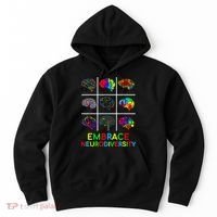 Embrace Neurodiversity Video Game Autism Awareness ASD Hoodie thumb 0