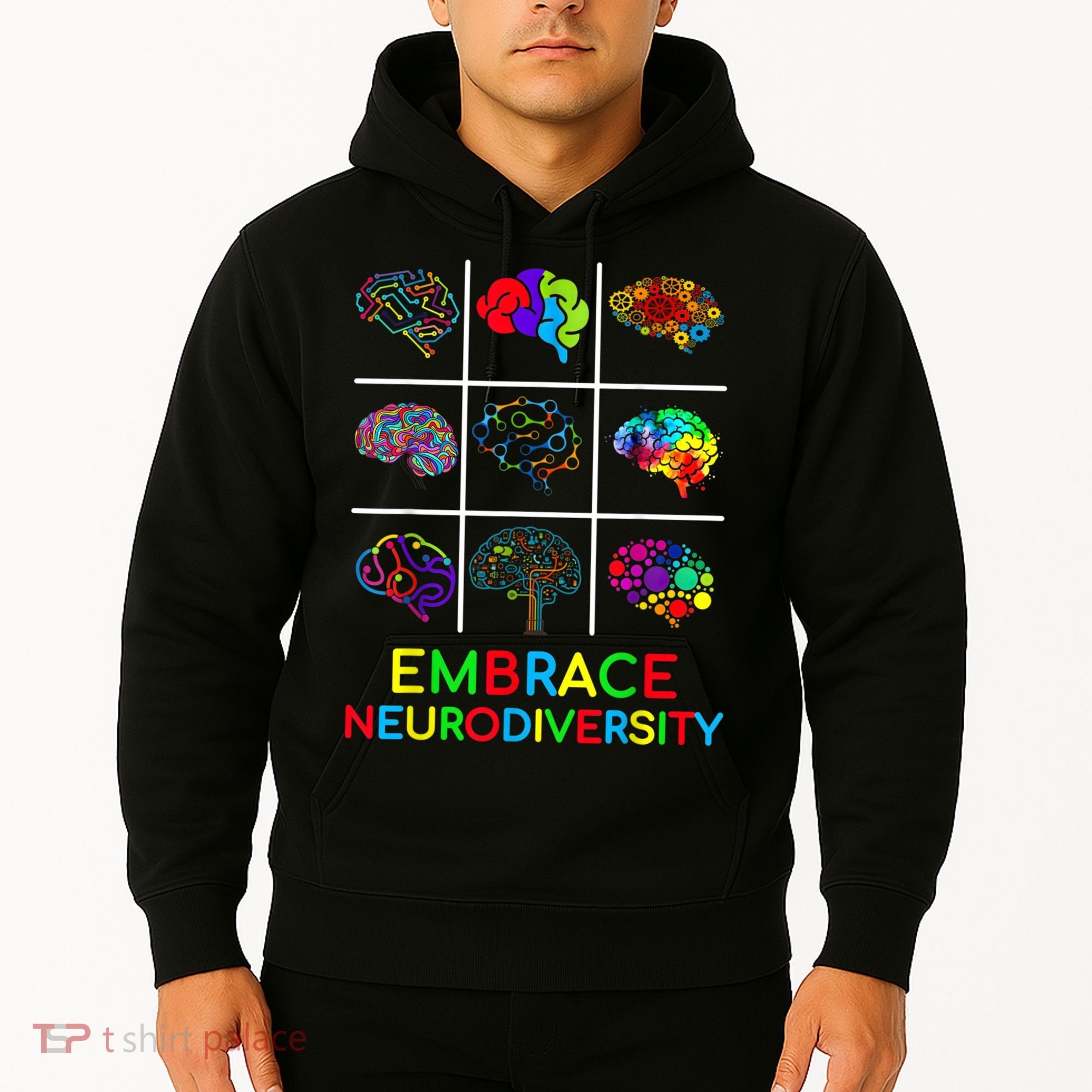 Embrace Neurodiversity Video Game Autism Awareness ASD Hoodie