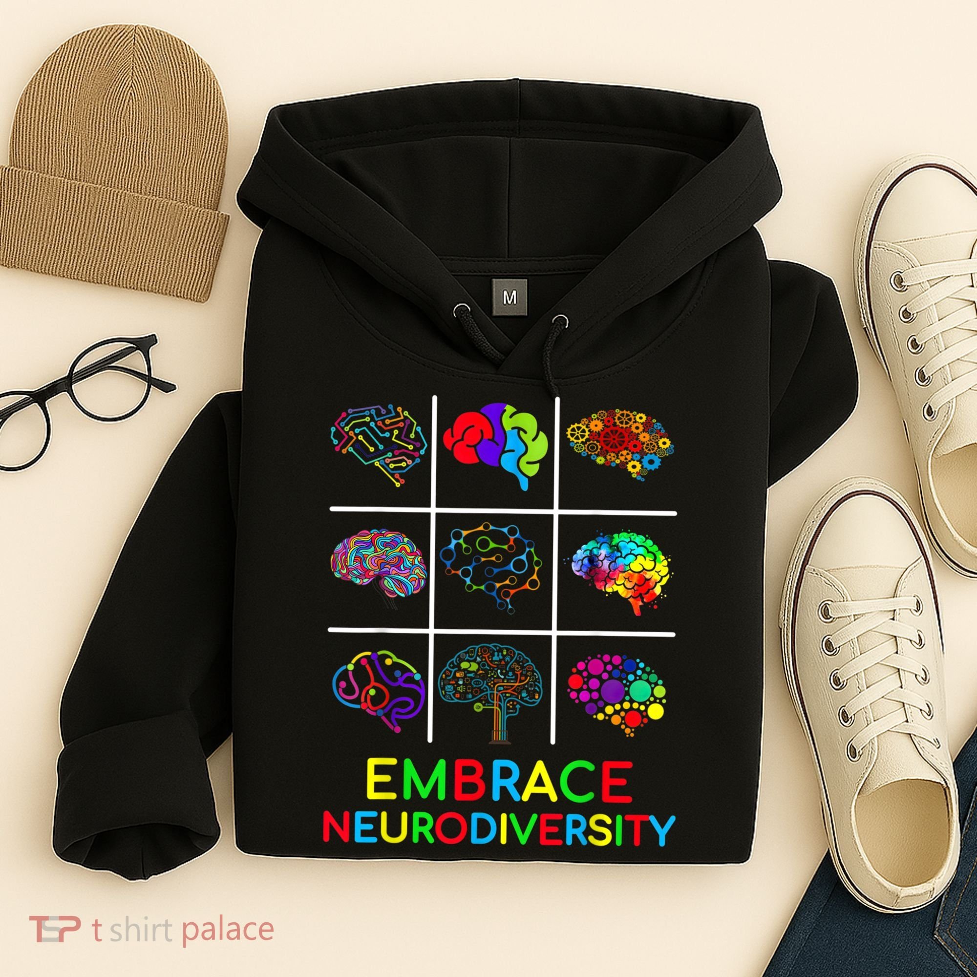 Embrace Neurodiversity Video Game Autism Awareness ASD Hoodie