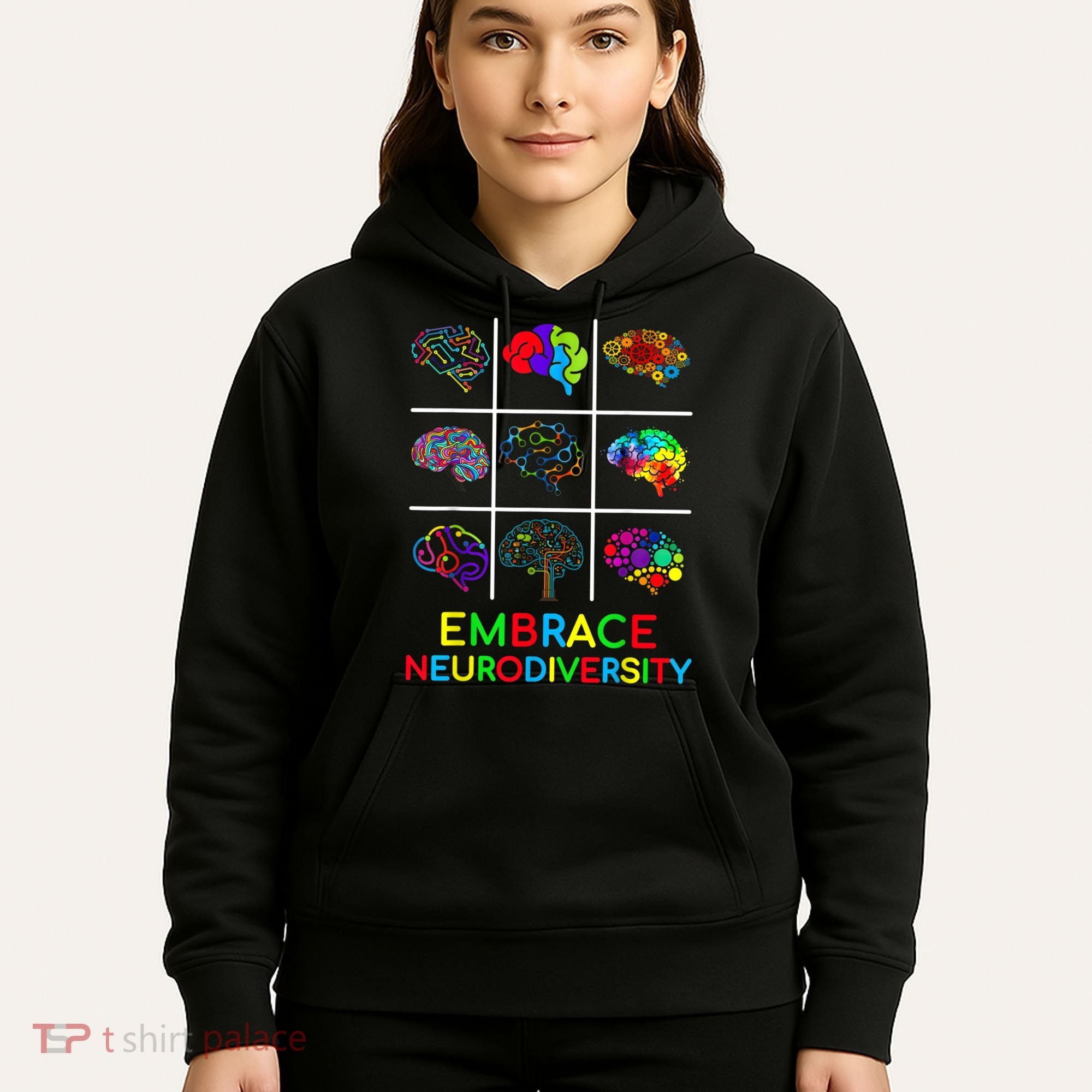 Embrace Neurodiversity Video Game Autism Awareness ASD Hoodie