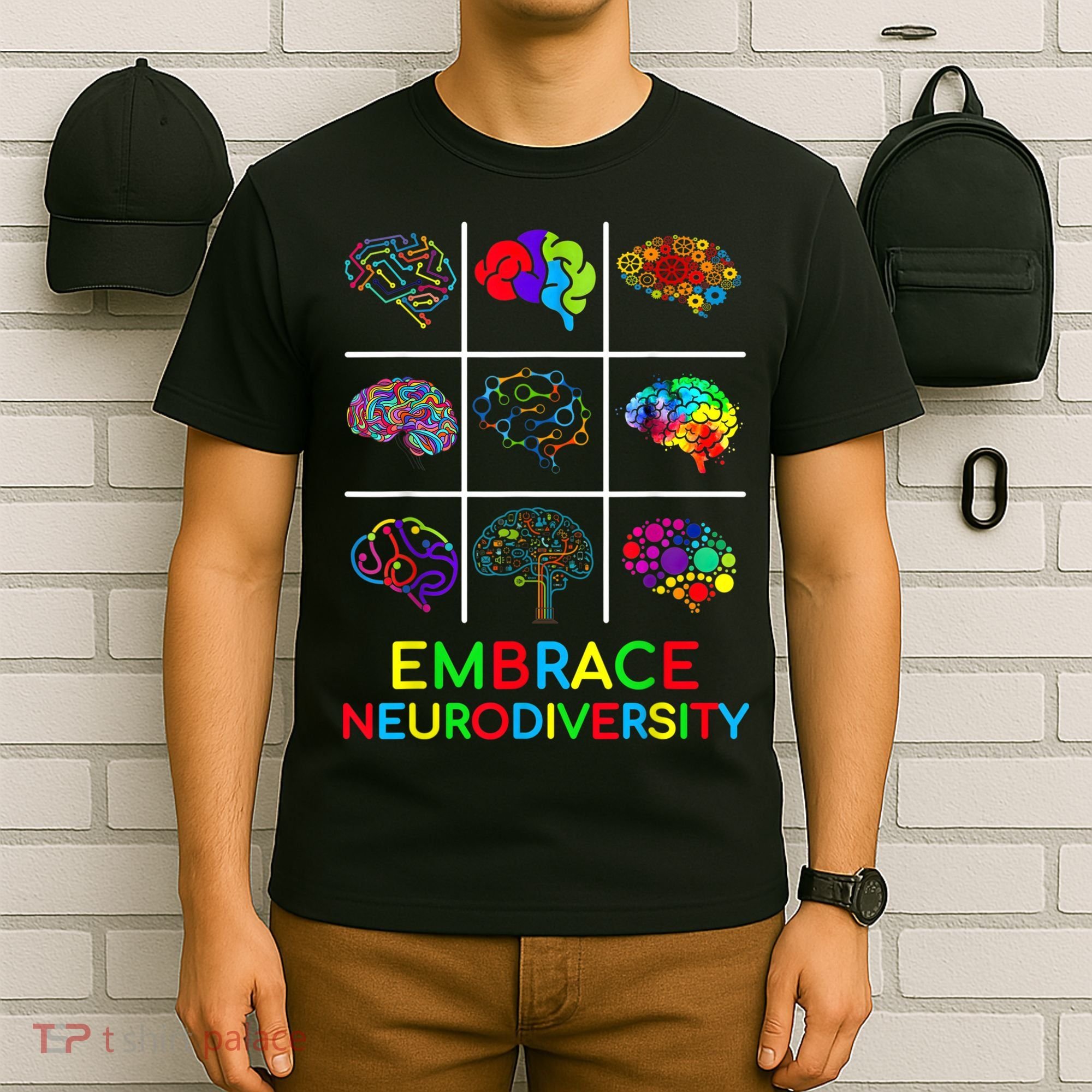 Embrace Neurodiversity Video Game Autism Awareness ASD T-Shirt