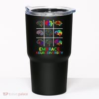 Embrace Neurodiversity Video Game Autism Awareness ASD Tumbler thumb 0