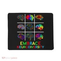 Embrace Neurodiversity Video Game Autism Awareness ASD Mousepad thumb 0