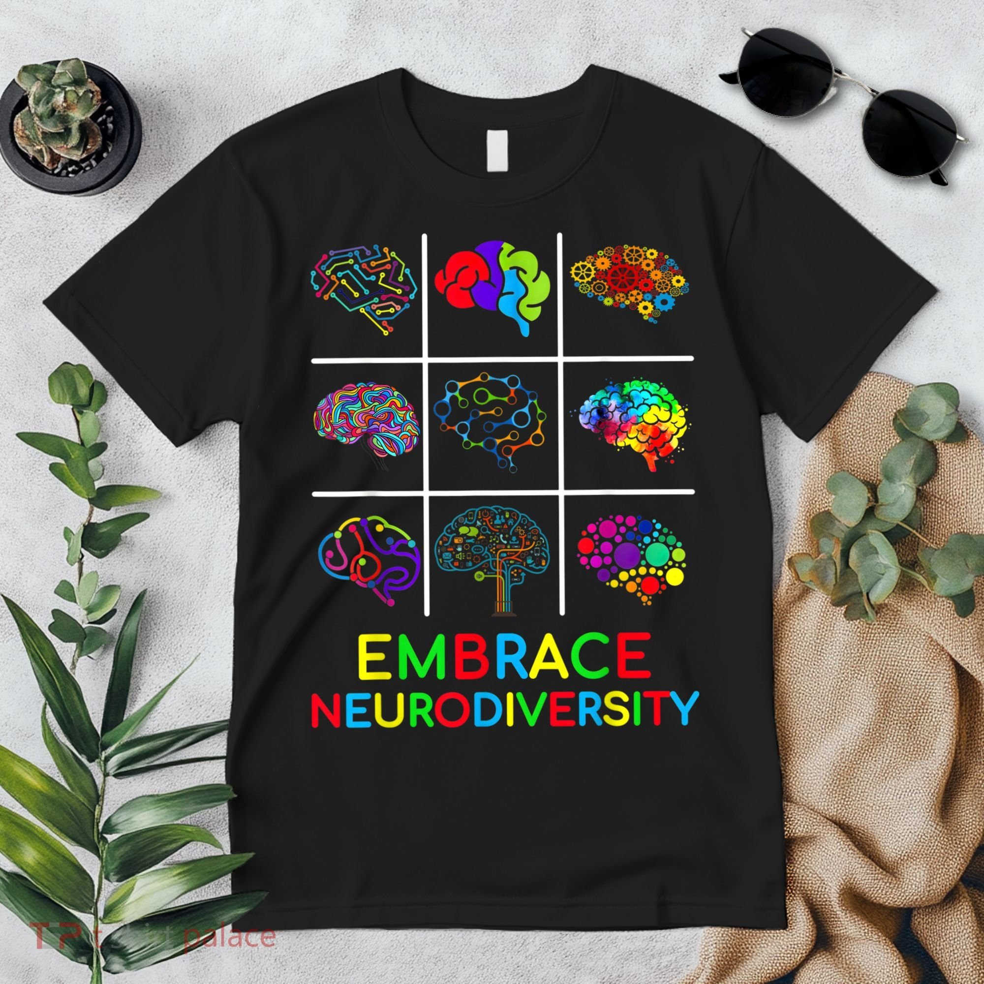 Embrace Neurodiversity Video Game Autism Awareness ASD Premium T-Shirt