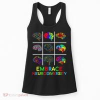 Embrace Neurodiversity Video Game Autism Awareness ASD Women's Tank Top thumb 0