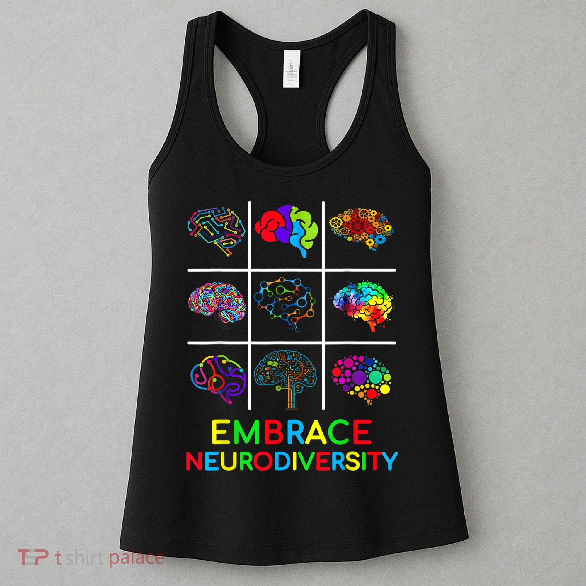 Embrace Neurodiversity Video Game Autism Awareness ASD Women's Tank Top