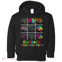 Embrace Neurodiversity Video Game Autism Awareness ASD Toddler Hoodie thumb 0