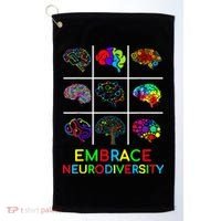 Embrace Neurodiversity Video Game Autism Awareness ASD Golf Towel thumb 0
