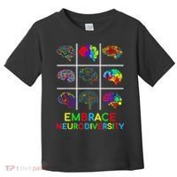 Embrace Neurodiversity Video Game Autism Awareness ASD Toddler T-Shirt thumb 0