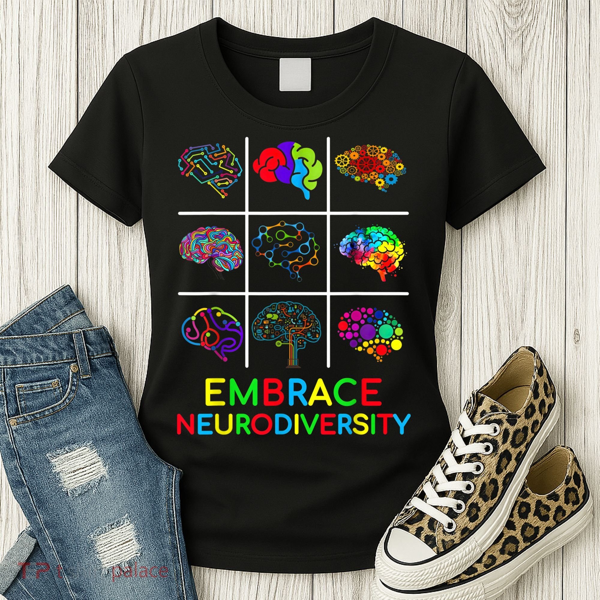 Embrace Neurodiversity Video Game Autism Awareness ASD Women's T-Shirt