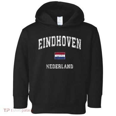Eindhoven Nederland Vintage Athletic Sports Toddler Hoodie