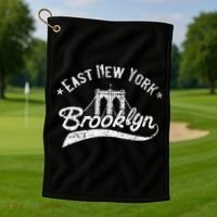 East New York Brooklyn NYC Golf Towel thumb 1