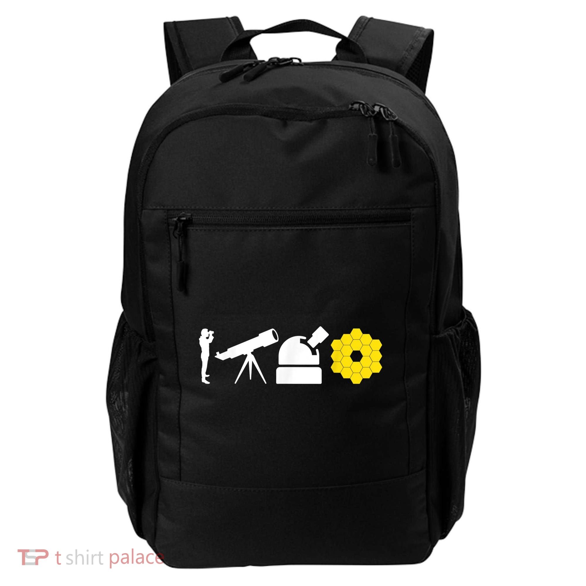 Evolution Of Astronomy Telescopes James Webb Space Telescope Backpack