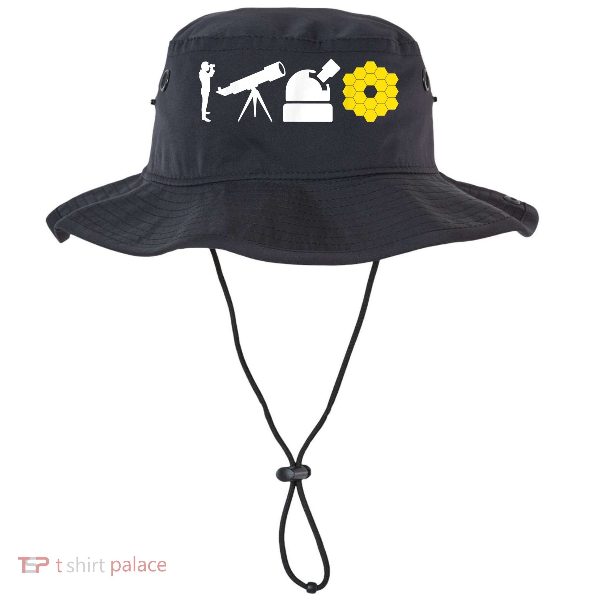 Evolution Of Astronomy Telescopes James Webb Space Telescope Bucket Hat
