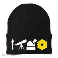 Evolution Of Astronomy Telescopes James Webb Space Telescope Beanie thumb 0