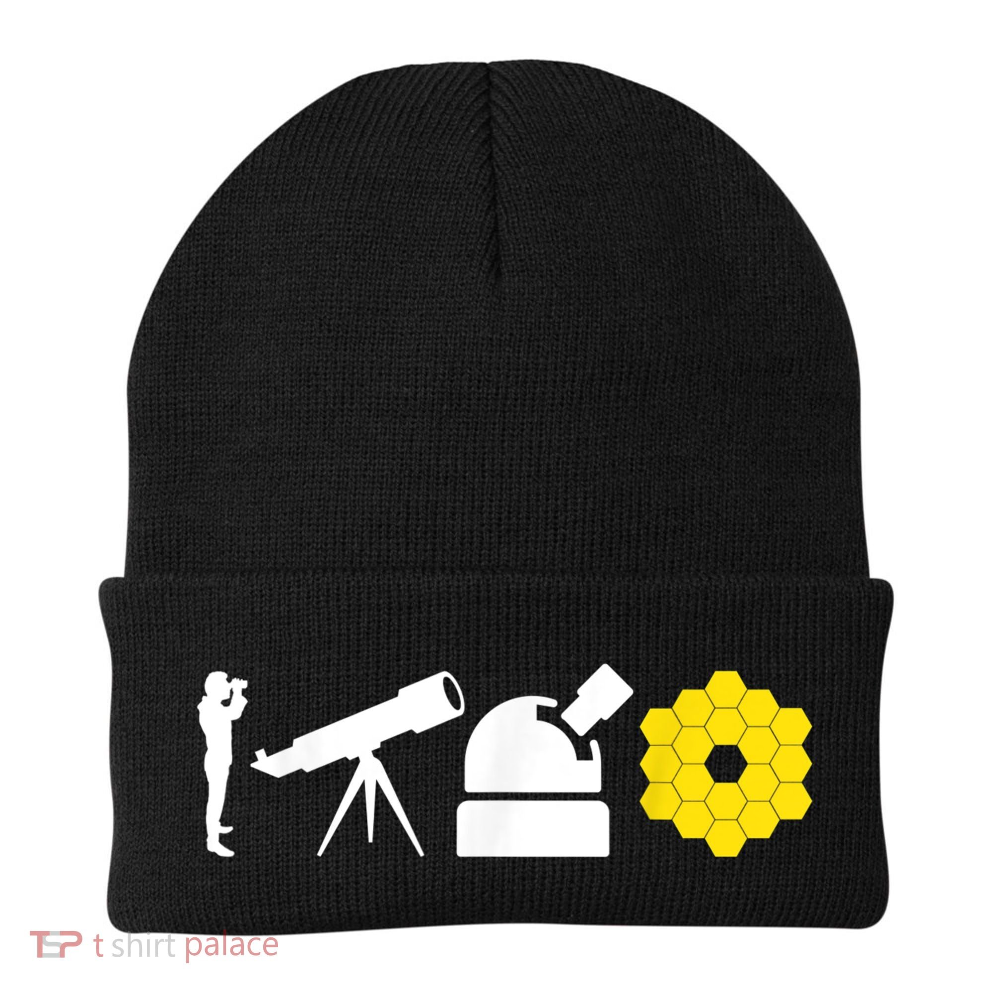 Evolution Of Astronomy Telescopes James Webb Space Telescope Beanie