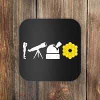 Evolution Of Astronomy Telescopes James Webb Space Telescope Coaster thumb 0