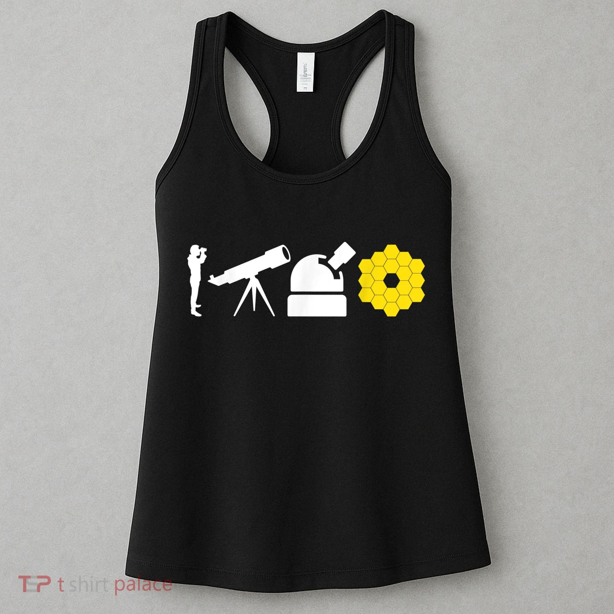 Evolution Of Astronomy Telescopes James Webb Space Telescope Women's Tank Top