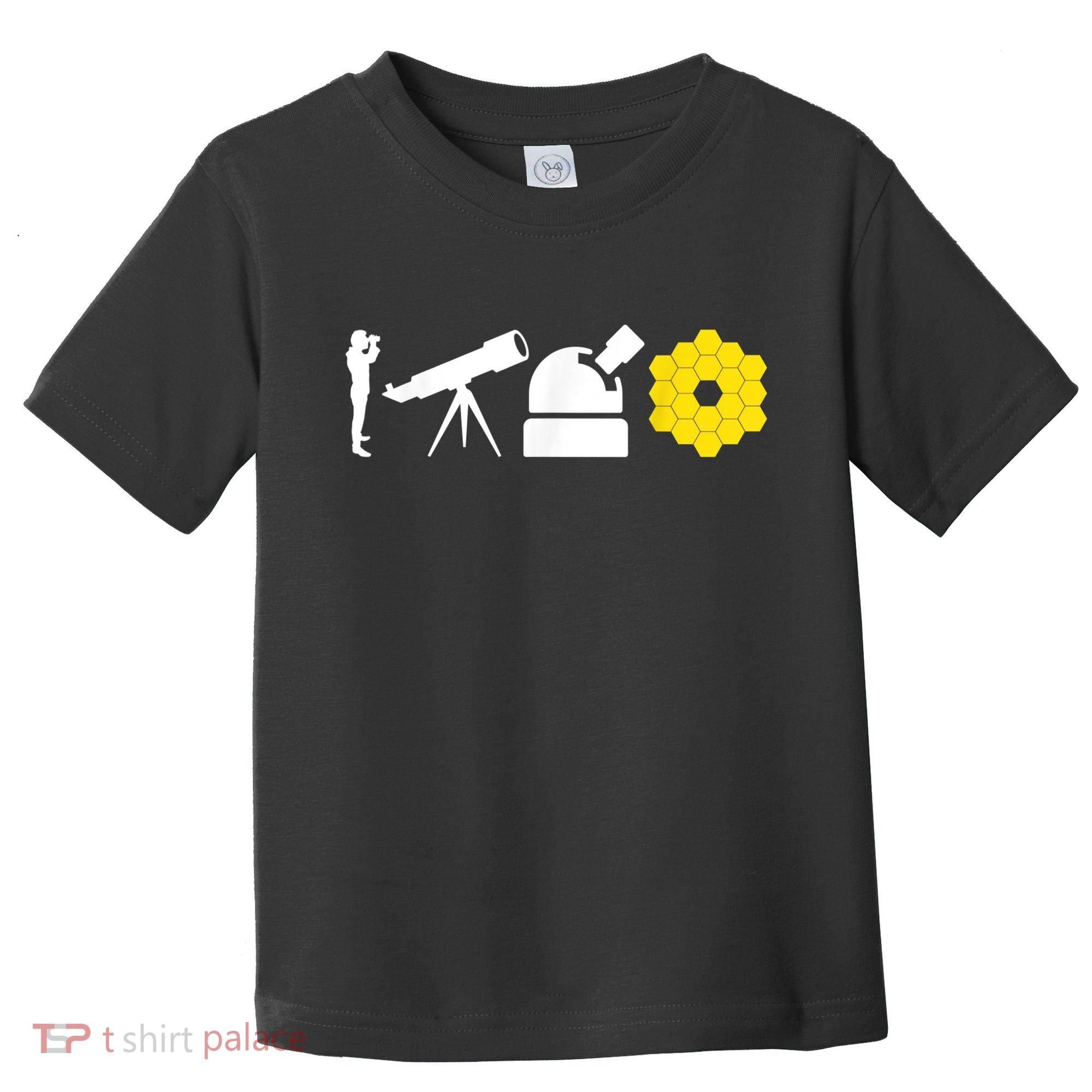 Evolution Of Astronomy Telescopes James Webb Space Telescope Toddler T-Shirt