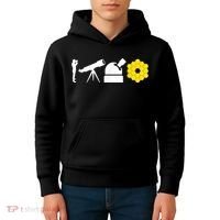 Evolution Of Astronomy Telescopes James Webb Space Telescope Kids Hoodie thumb 4
