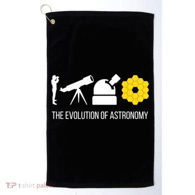 Evolution Of Astronomy Telescope James Webb Space Telescope Gift Golf Towel