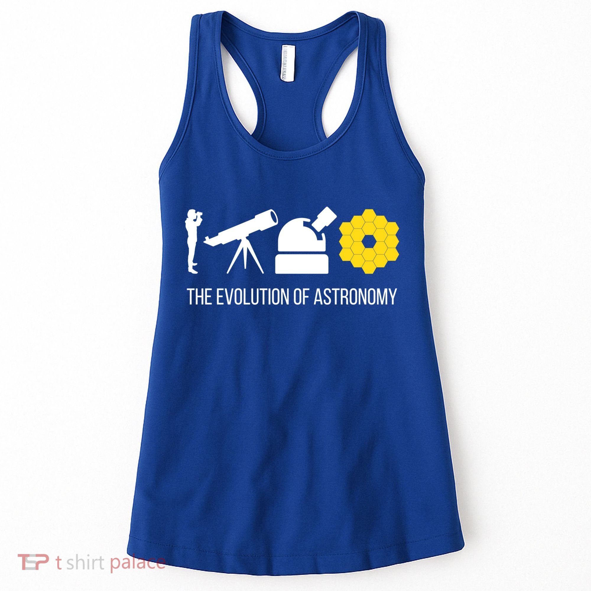 Evolution Of Astronomy Telescope James Webb Space Telescope Gift Women's Tank Top