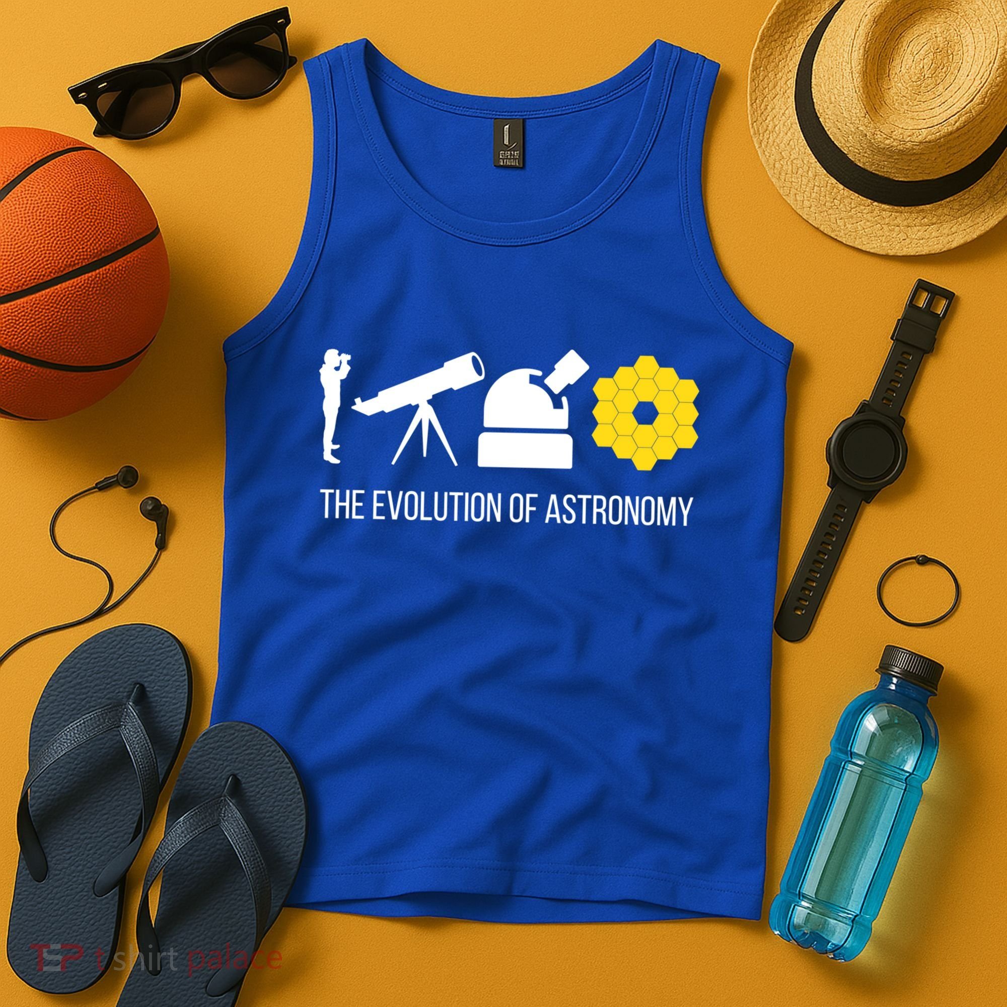 Evolution Of Astronomy Telescope James Webb Space Telescope Gift Tank Top
