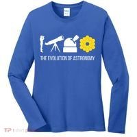 Evolution Of Astronomy Telescope James Webb Space Telescope Gift Women's Long Sleeve Shirt thumb 0