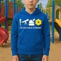 Evolution Of Astronomy Telescope James Webb Space Telescope Gift Kids Hoodie thumb 2