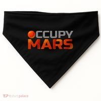 Explorer Occupygiftmars Astronomy Gift USA-Made Doggie Bandana thumb 0