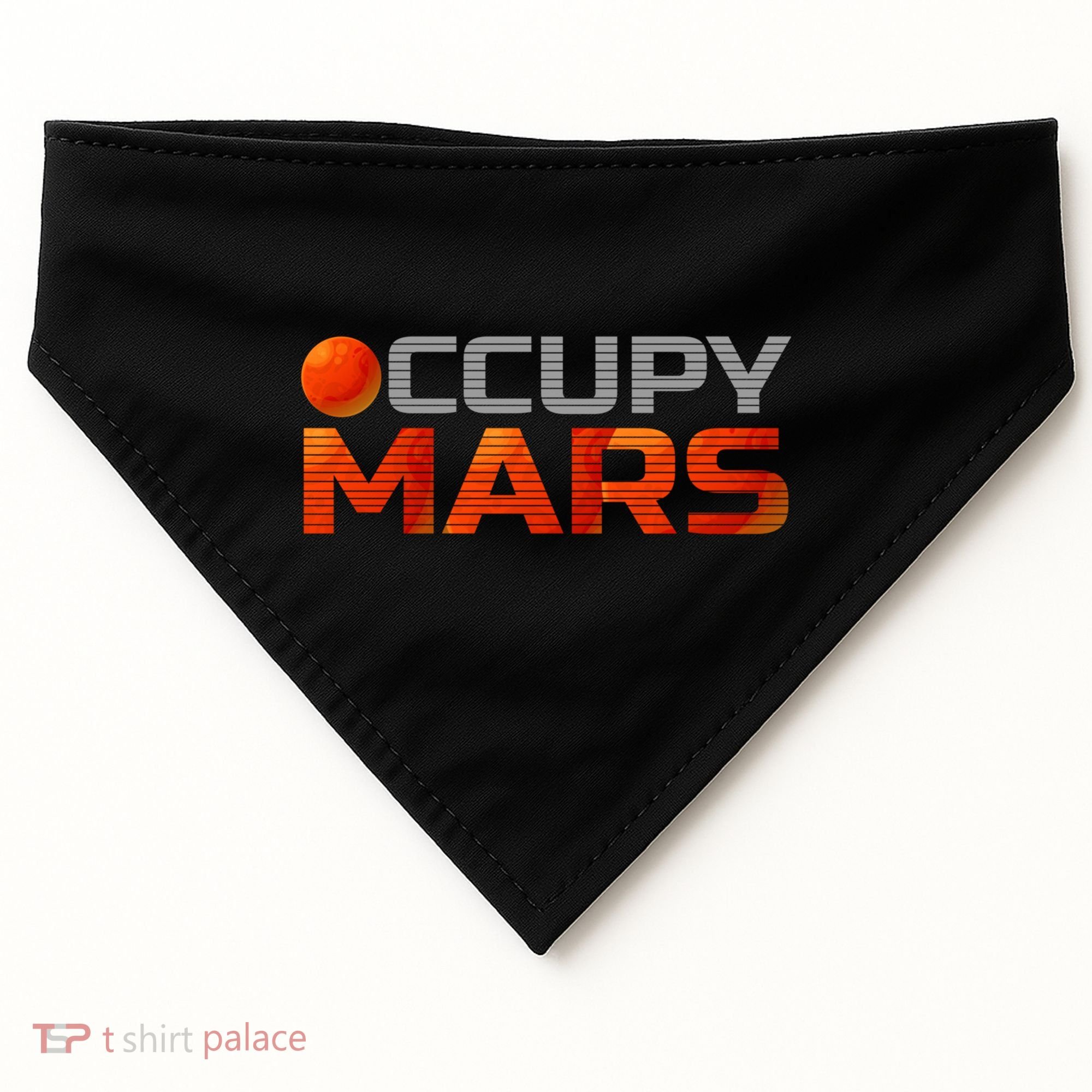 Explorer Occupygiftmars Astronomy Gift USA-Made Doggie Bandana