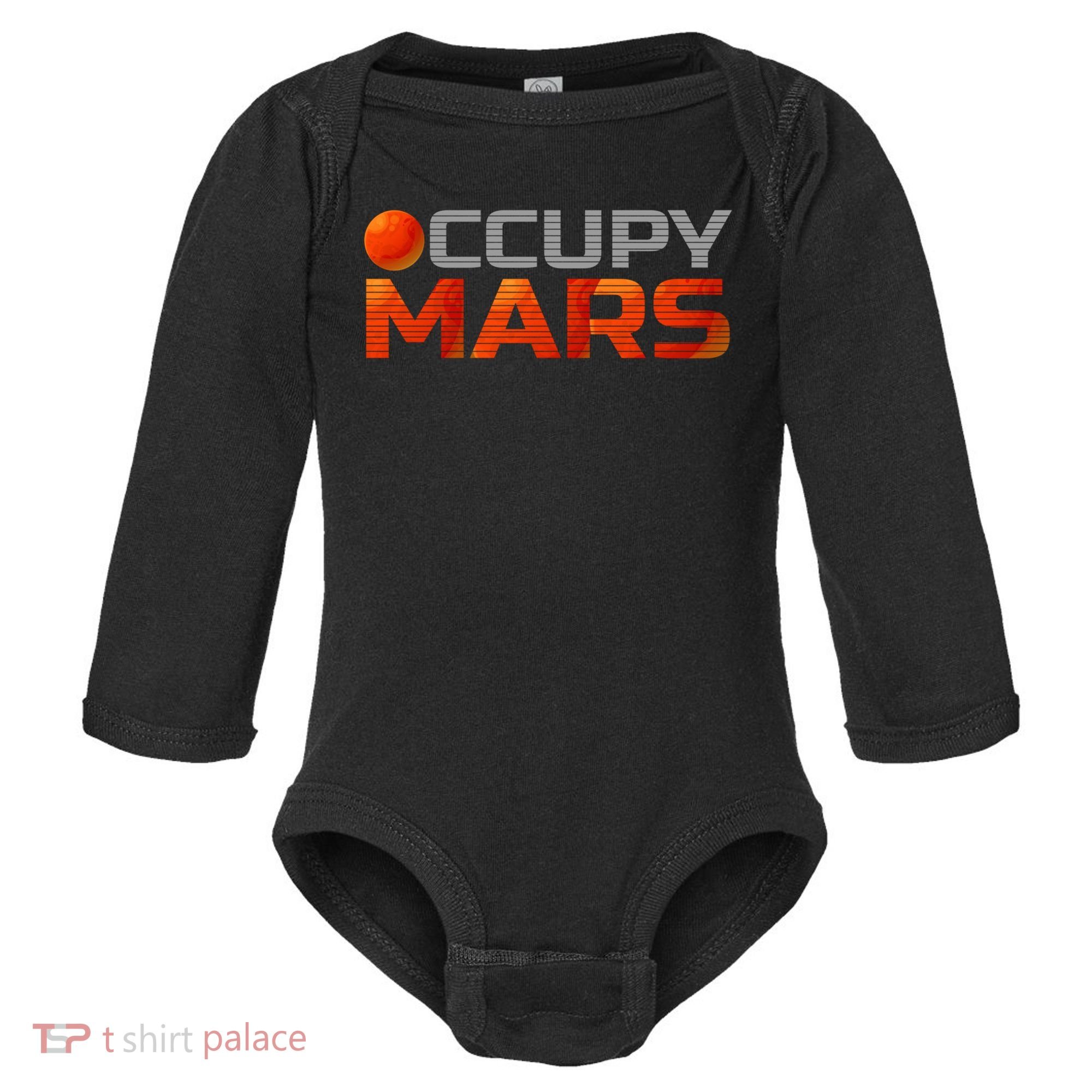 Explorer Occupygiftmars Astronomy Gift Baby Long Sleeve Bodysuit