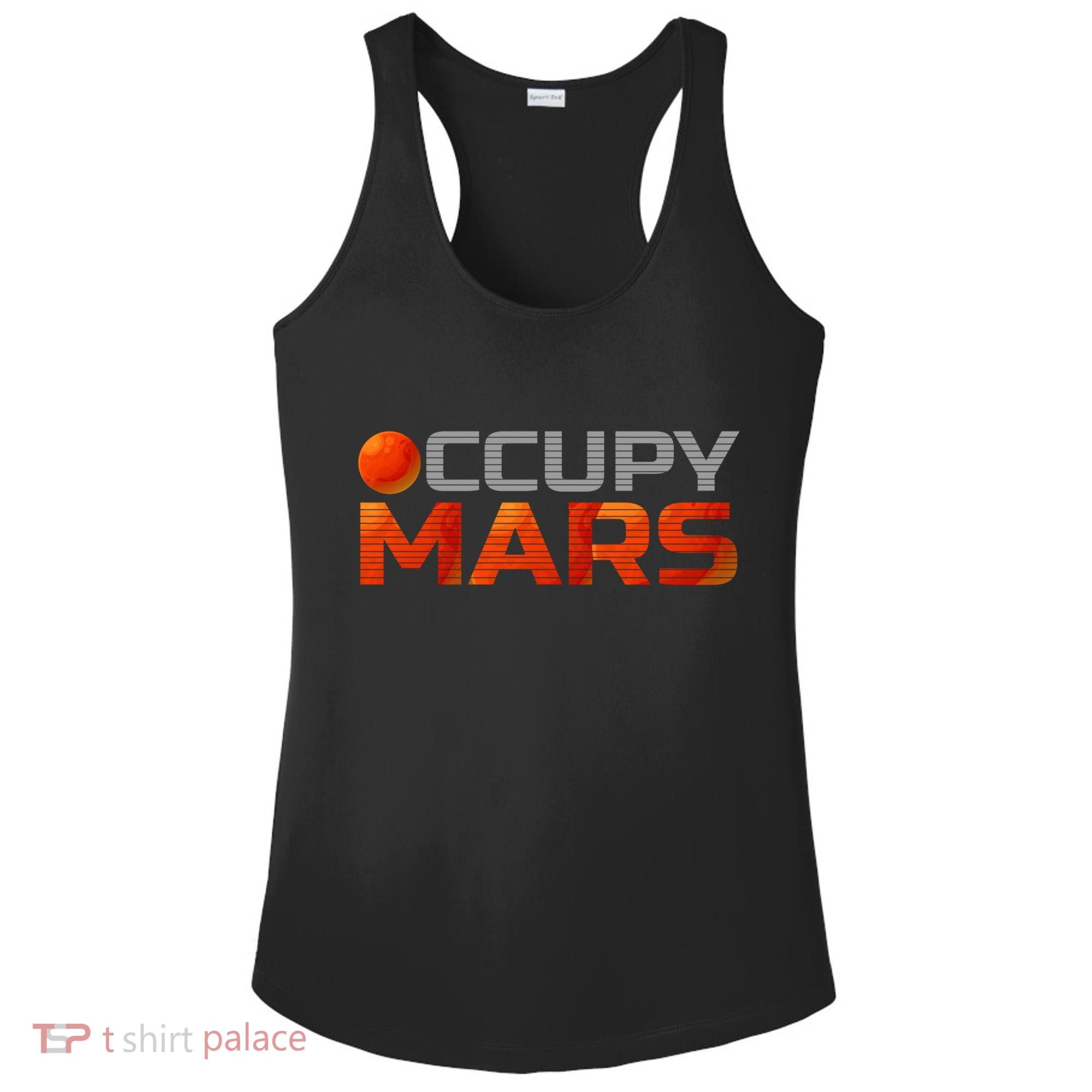 Explorer Occupygiftmars Astronomy Gift Ladies PosiCharge Competitor Racerback Tank