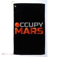 Explorer Occupygiftmars Astronomy Gift Golf Towel thumb 0