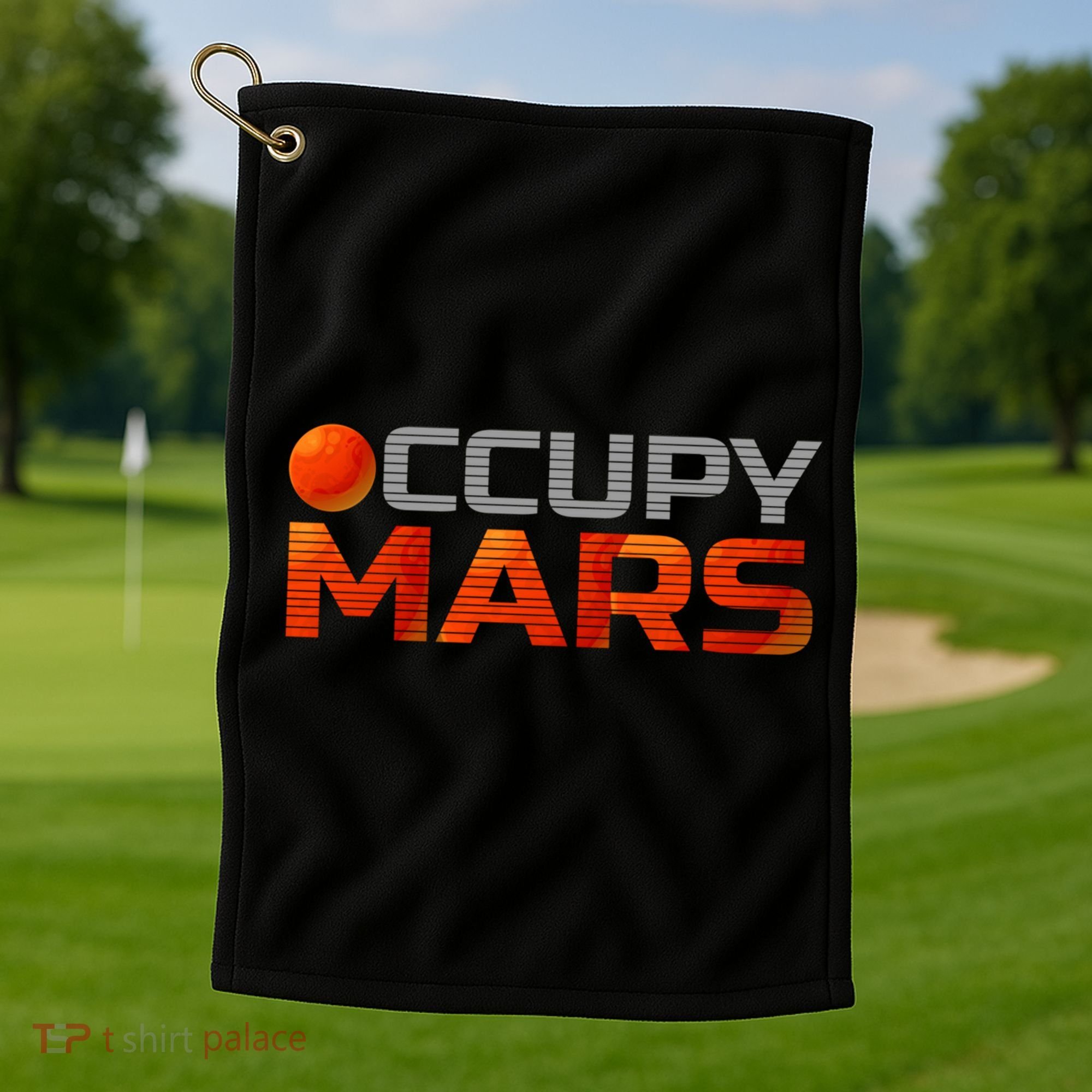 Explorer Occupygiftmars Astronomy Gift Golf Towel